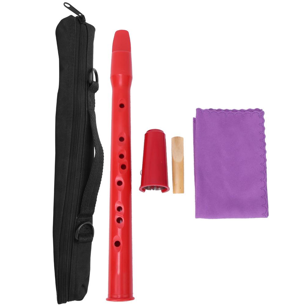 Pocket Saxophone Mini Compact Portable High Quality Red ABS Alto Mouthpiece Wind Instrument