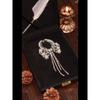 Exquisite Alloy Hair Clip Fine Hollow Out Butterfly Flower Imitation Pearl Hairpin Chic Rhinestone Tassel Ball Head Barrettes