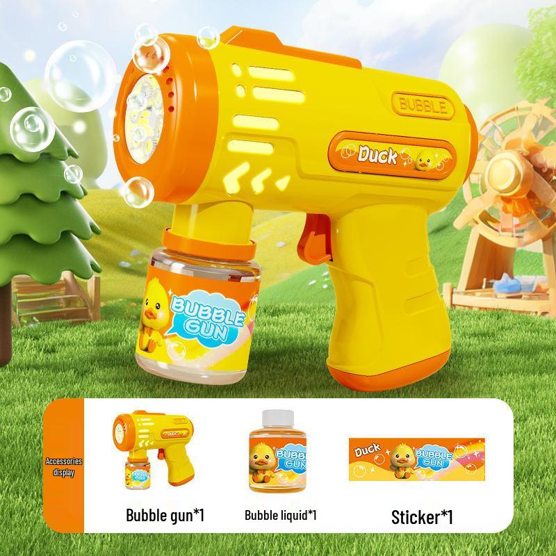 Electric Luminous Bubble Gun - Automatic Handheld Toy for Kids