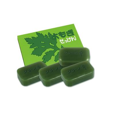 Chi No Shiosha Mugwort Soap Solid Soap Made In Japan 4-pack Fragrance-free Color-free