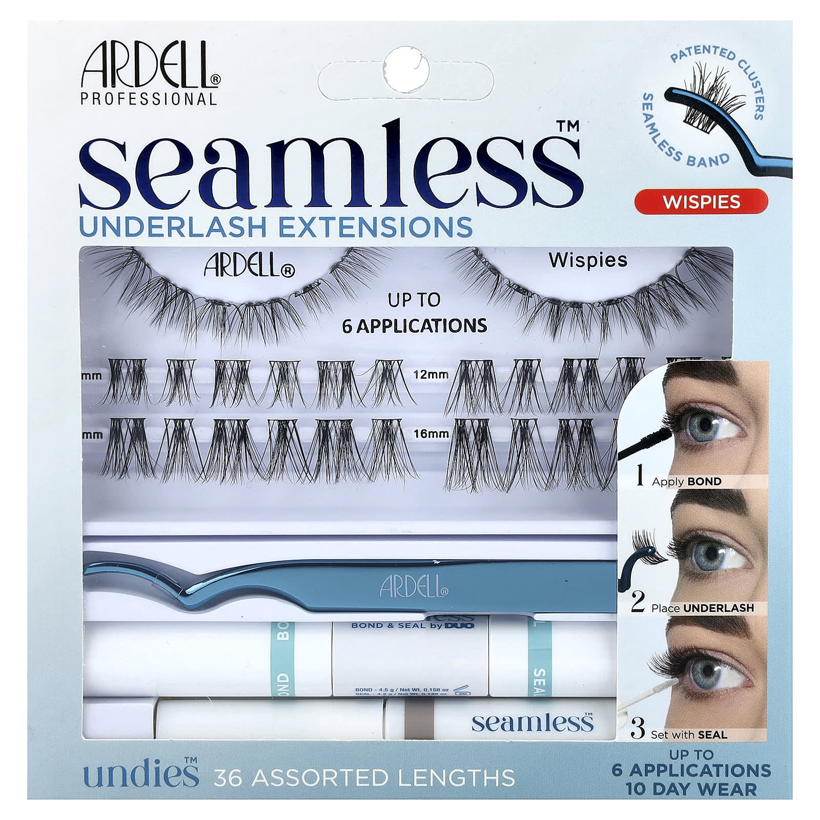 

Ardell, Seamless™, Underlash Extension Kit, Wispy, 39-piece kit