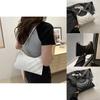 Fashionable Chic Women's Bag 2024 Trendy Simple Crescent Bag Casual Shoulder Bag