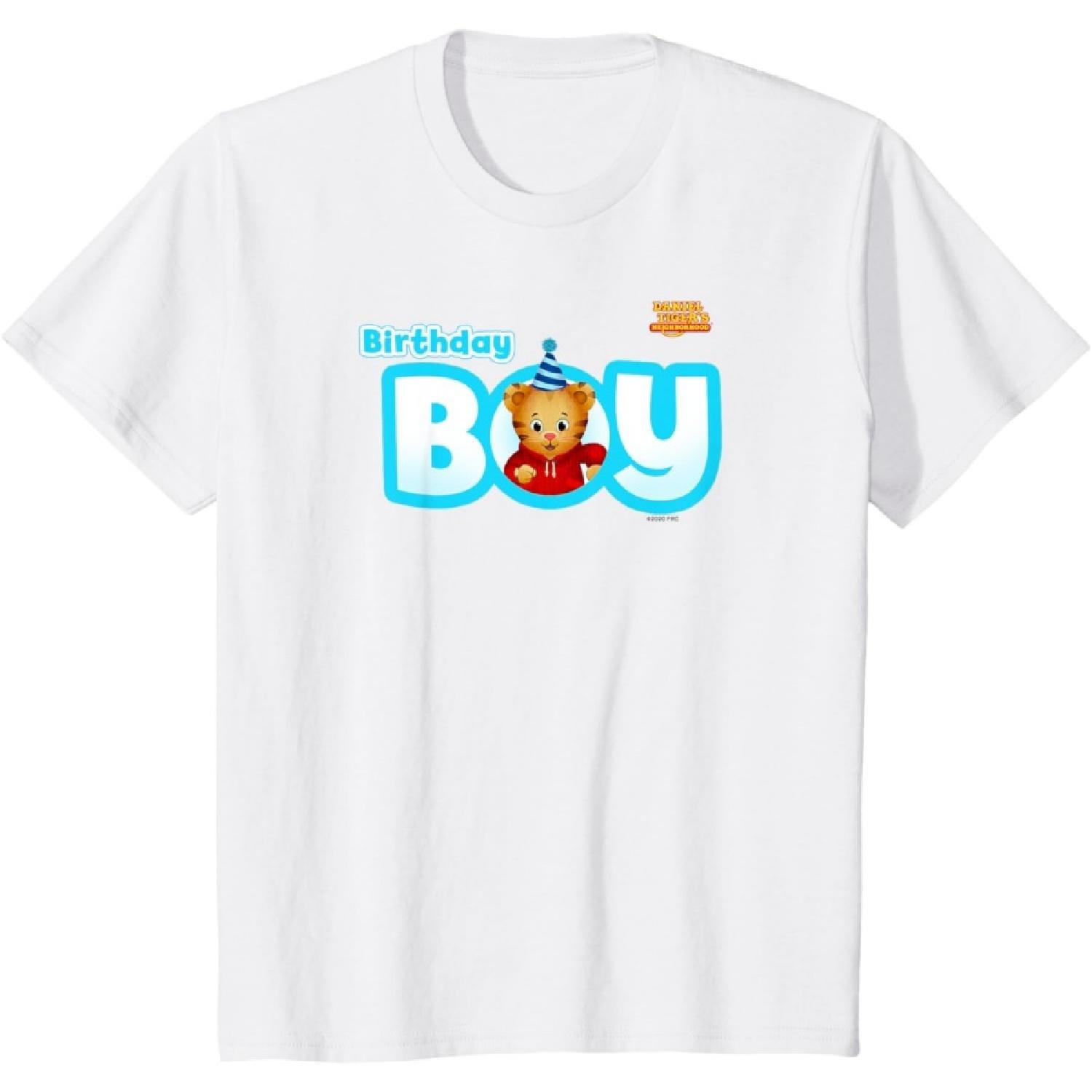 Kids Daniel Tiger s Neighborhood_ Birthday Boy T-Shirt S