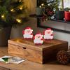 Mini Santa Figure Christmas Miniature Desktop Decor Collectible Santa Claus Ornament For Bedside Shelf Kitchen Dashboard