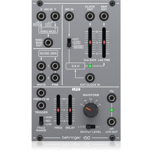 Behringer SYSTEM100 Series 150 Analog Ring Modulator/Noise Generator/S&H/LFO Module, Modular, Eurorack Compatible, Gray