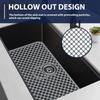 Sink Protectors for Kitchen Sink, Silicone Dish Rack Kitchen Sink Mat Protect Sink from Stains, Damage, Scratches, Sink Mat