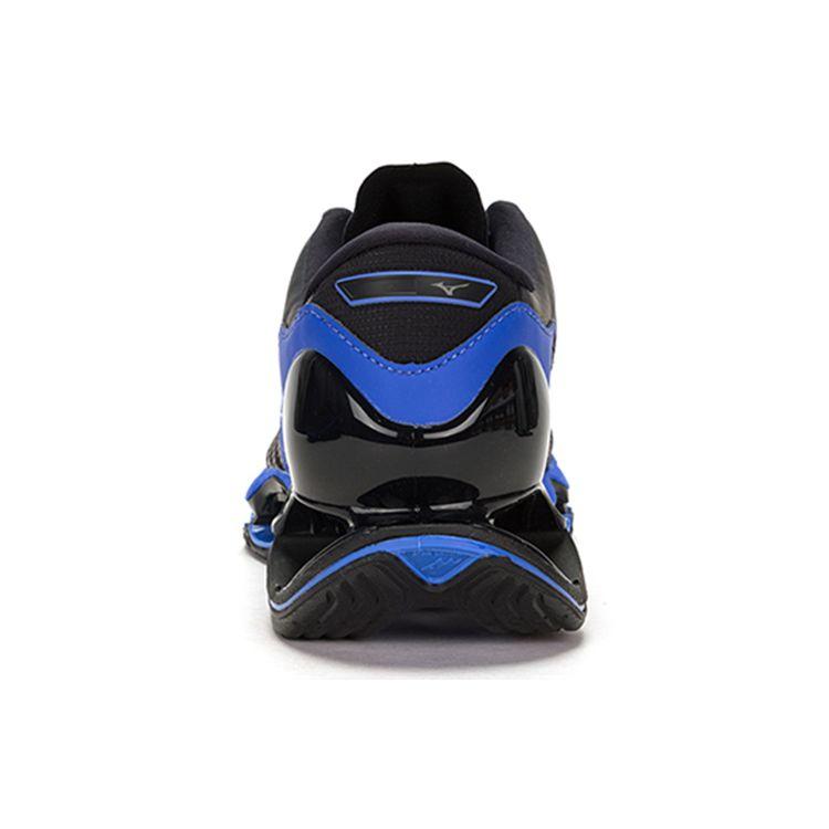 Mizuno Wave Prophecy 12S Chaussures de Course Unisexes Basses Noir-Bleu-Gris Confort Sport Amorti Antidérapant Résistant à l'Usure et Respirant J1GC230006