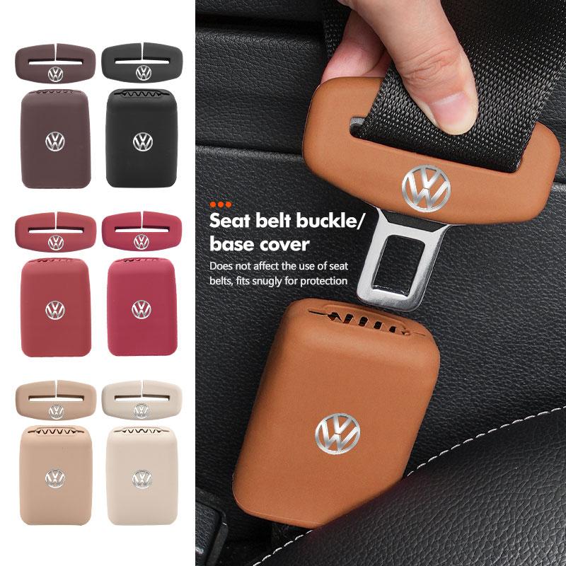 wer5For Volkswagen VW Car Seat Belt Collision Avoidance Sleeve Safety Lock Buckle Cover Scirocco Jetta Beetle Golf 4 5 6 Passat Polo