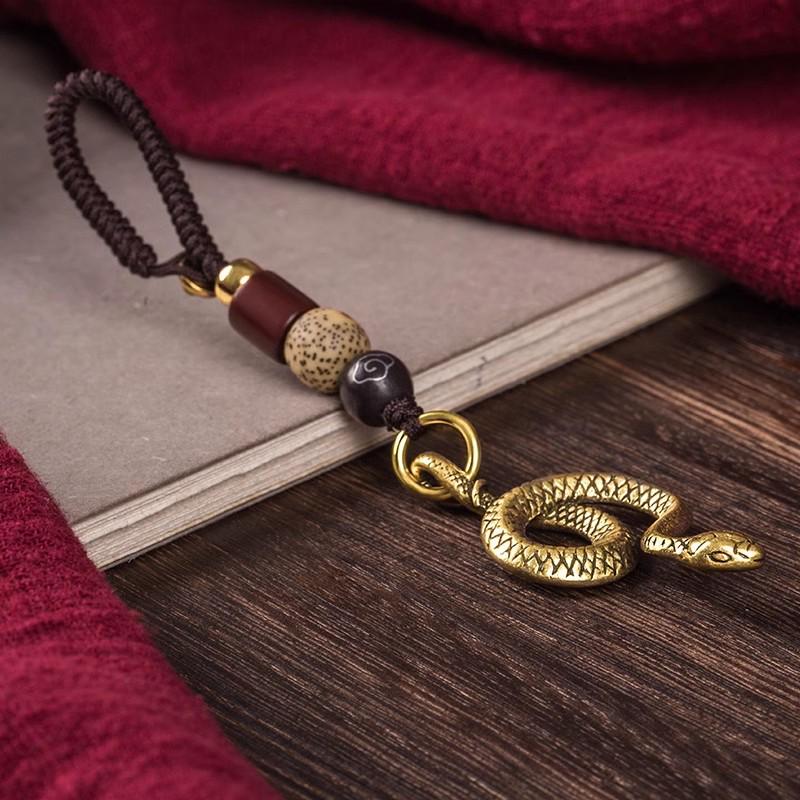 Twelve Zodiac Sign Brass Keychain Pendant - Handmade Gift for Men and Women