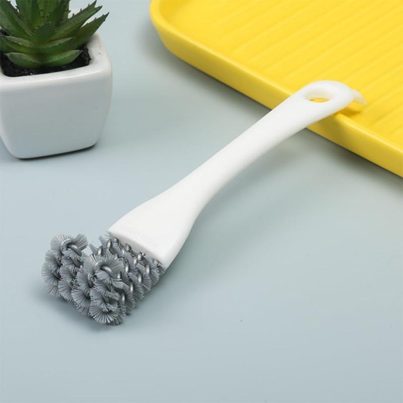 1PCS Grill Grid Brush BBQ Barbecue Kitchen Stove Cleaning Gap Brush Sink Dead Corner Small Brush