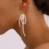 Yori Hot Style Stainless Steel Pearl Bow Tassel Earrings for Women Daily Hypoallergenic Attractive Jewelry Gift