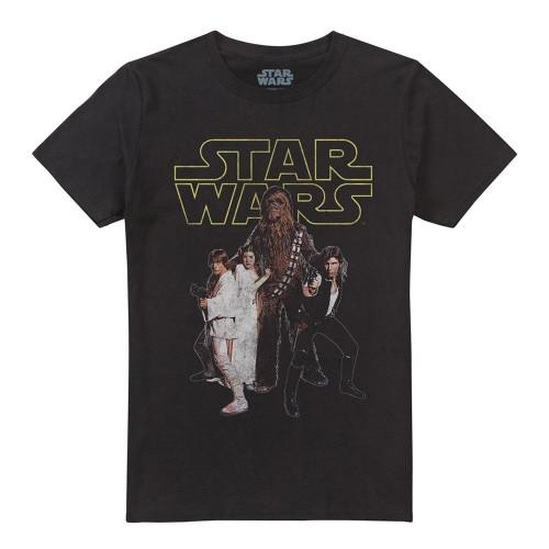 STAR WARS Unisex Adult Rebel Retro T-Shirt