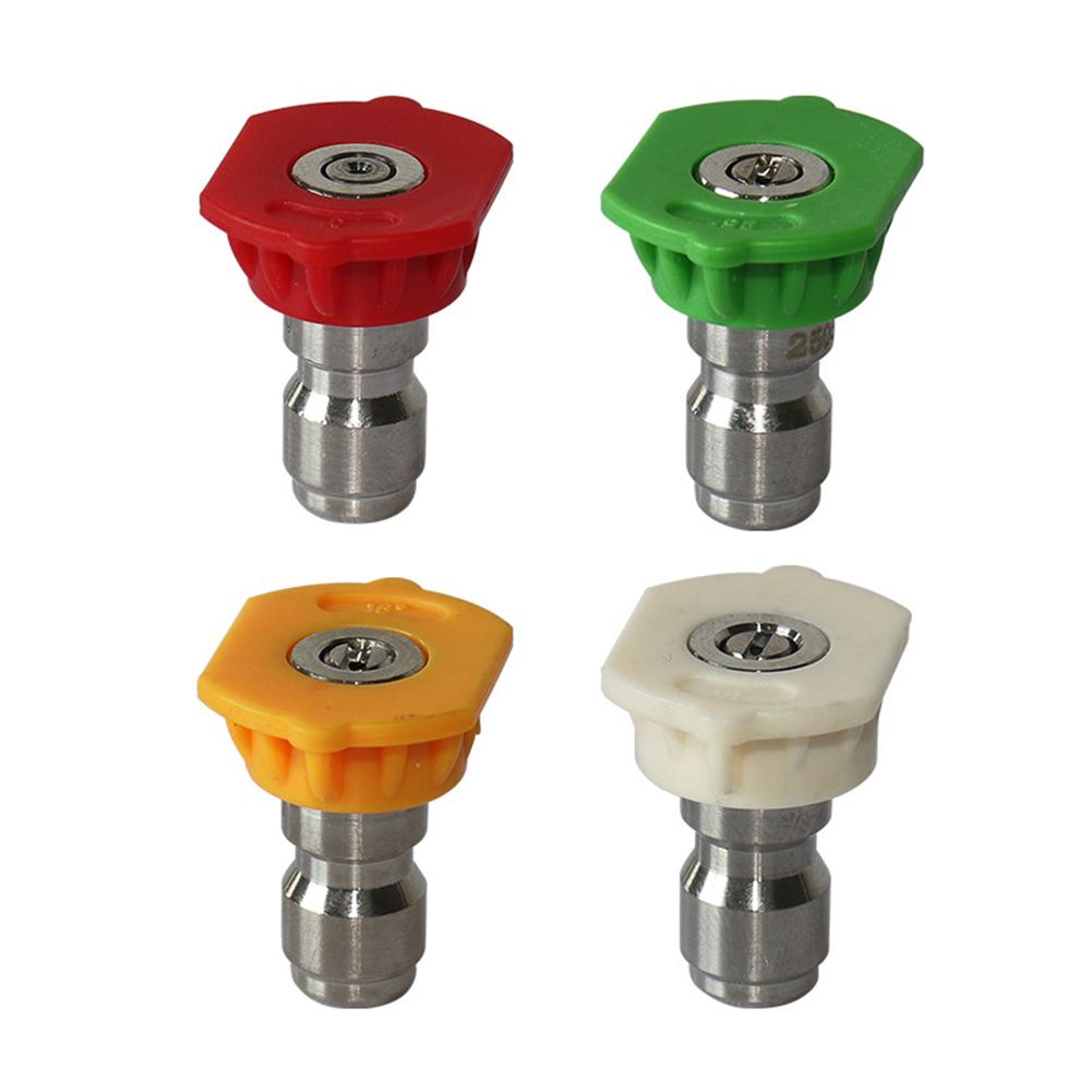 

4/5/7 шт. 1/4 быстроразъемная садовая насадка для мойки высокого давления 0 15 25 40 градусов поливочная насадка для мыла садовая уборка