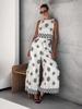 2025 European & American Casual Linen Vest & Wide-Leg Pants Set