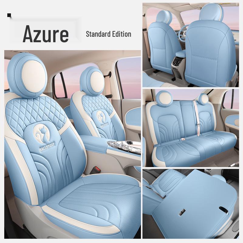ZFL Leather Sports Seat Cushion for Great Wall ORA Ballet Cat - All-Season Car Seat Cover