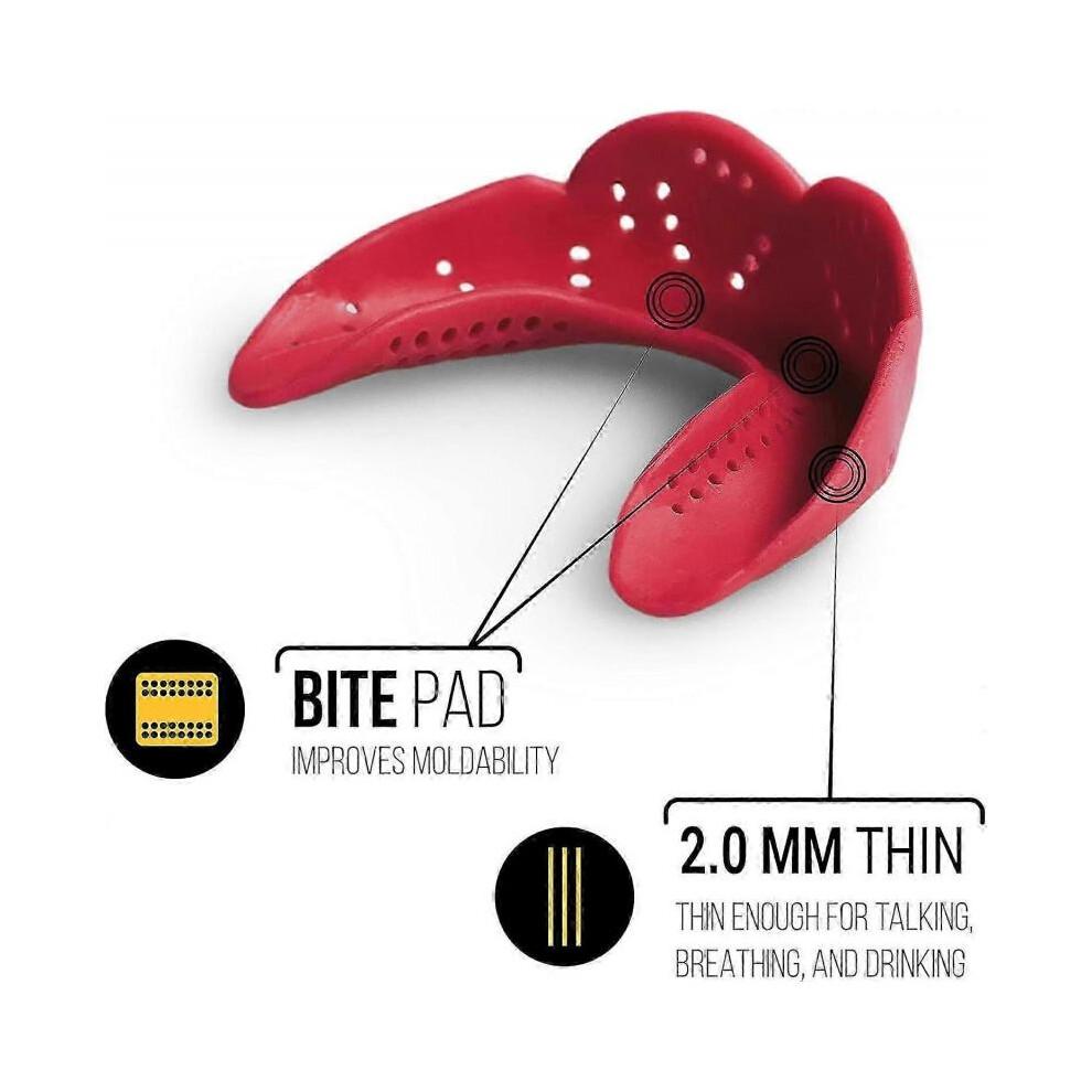 Boccaglio Sisu aero medio, purple punch - 1,6 mm sottile - armonia stampata appositamente - design sottile - riutilizzabile fino a 20 volte per sport di squadra - non tossico