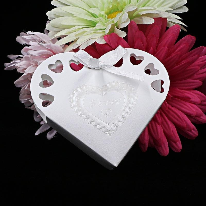 25τμχ Χάρτινο Κουτί Καραμελών Καρδιά Γλυκό Δώρο Κουτί Προμήθειες Πάρτι Διακόσμηση Γάμου Δώρα Γάμου
