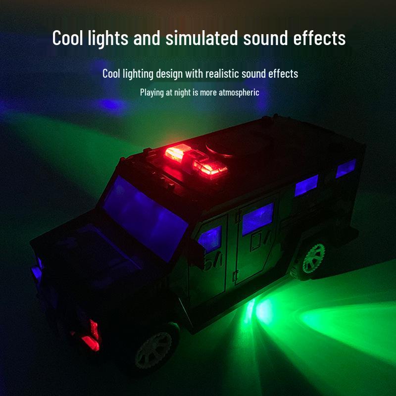 Children's Electric Armored Car Savings Bank Toy