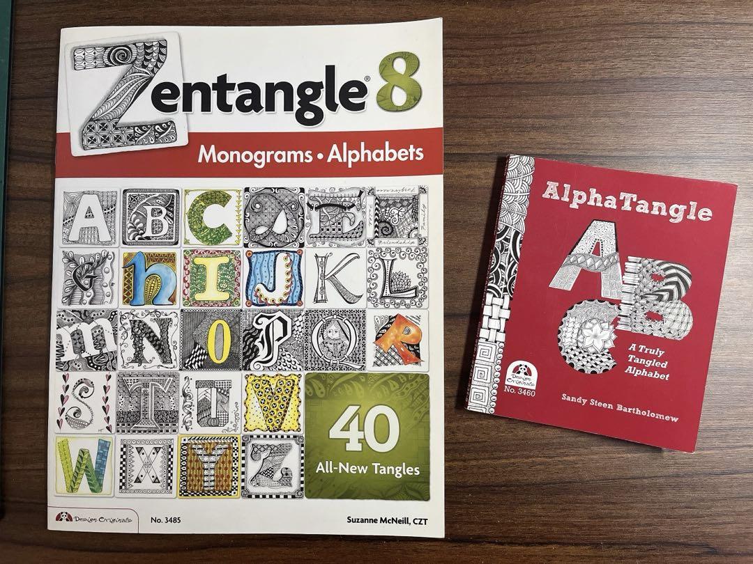 

[USED] Zentangle 8 & AlphaTangle Book Set
