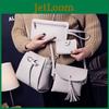 Elegant 4pcs Women Lady Handbag Set In Premium Pu Leather With Adjustable Strap