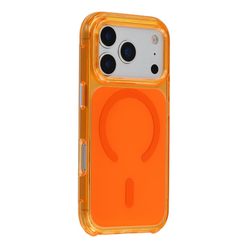 For iPhone 17 Pro Max Case Compatible with MagSafe 2 in 1 Clear TPU Acrylic Shockproof Phone Cover