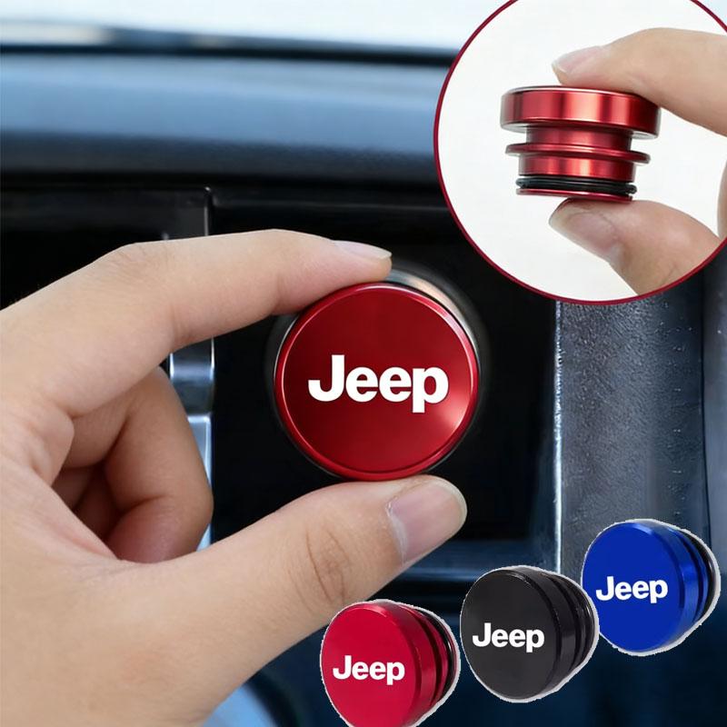 1Pc Dustproof Car Cigarette Lighter Plug Cover Button Cap for Jeep Wrangler JK Gladiator Renegade Patriot Compass Grand Cherokee