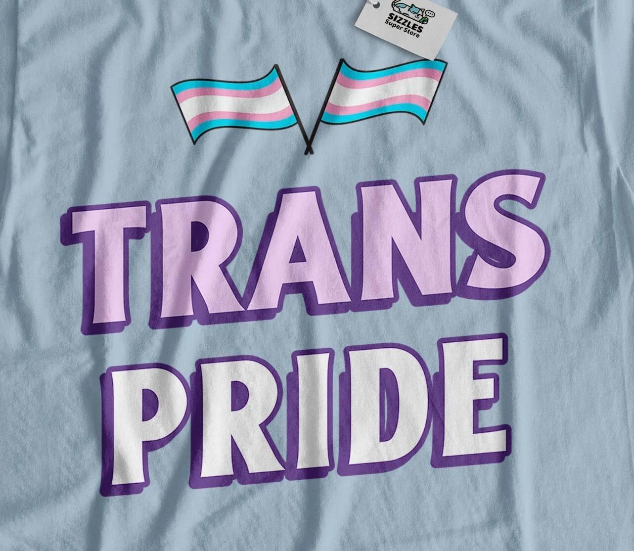 Trans Pride T-Shirt & Transexual Gifts M
