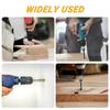 26Pcs Three-point Countersunk Wood Plug Multi-Size Drilling Wood Plug Cutter  Power Tool Accessory