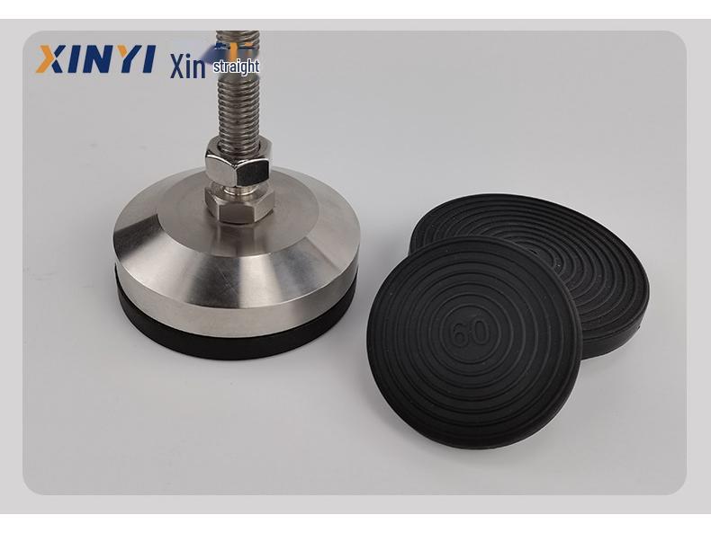 M16 Heavy-Duty Metal Adjustable Foot Cup, High Load-Bearing D60 Base Support