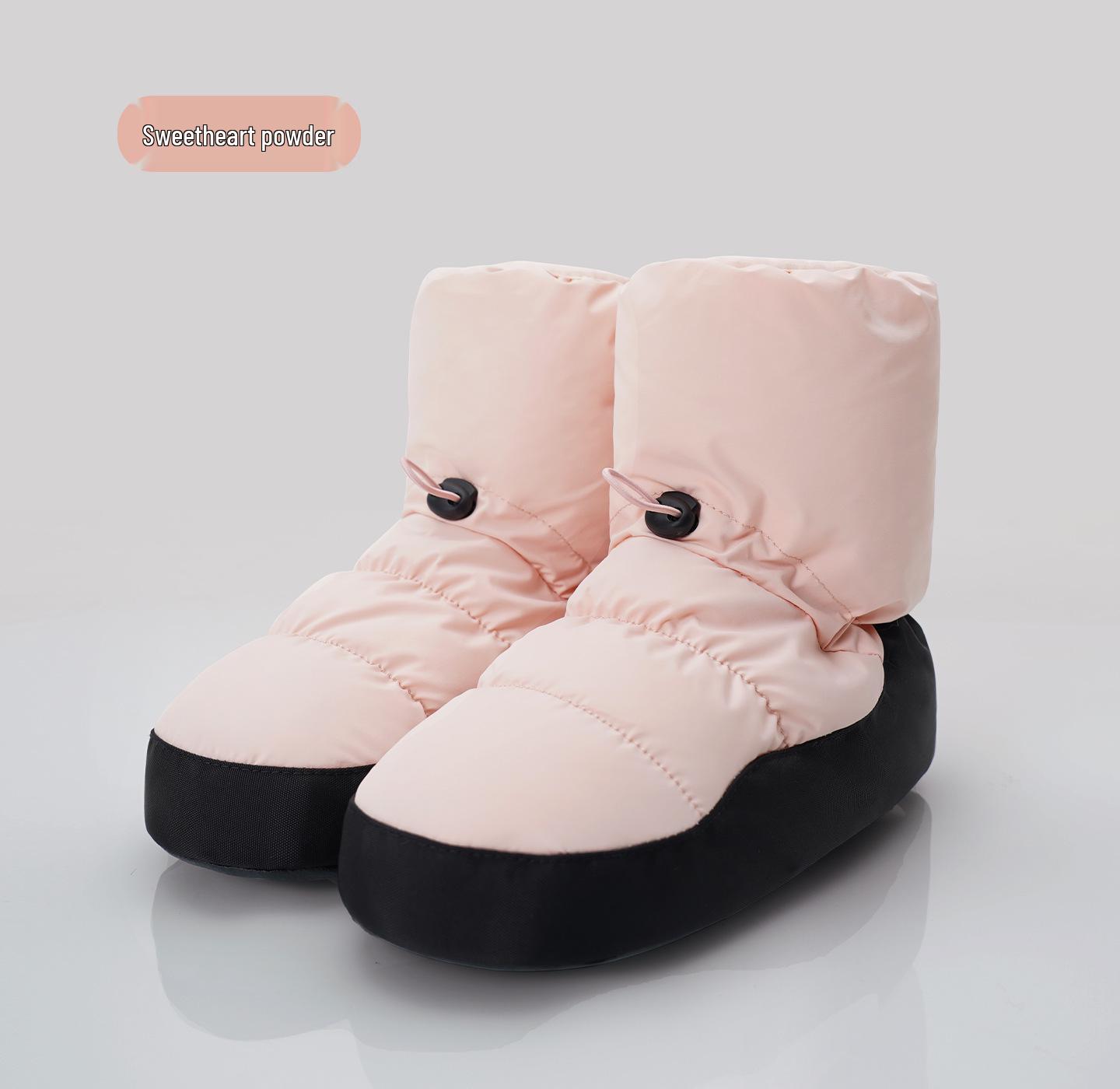 Women s Velvet-Lined Ballet Dance Warm-Up Boots, Thickened for Autumn and Winter, Ideal for Dance Practice. 38-39 (L)
