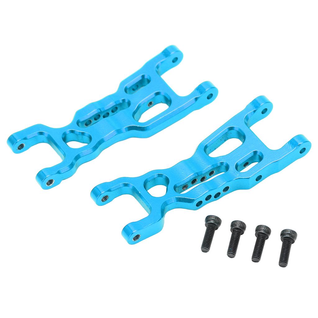2pcs RC Aluminum Front Lower Suspension Arms for Losi  T 2.0 2  1Celsius18 RC Stadium Truck(Blue )