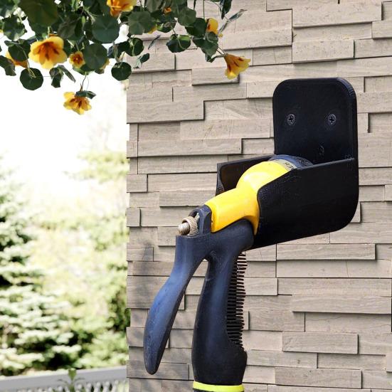 Garden Hose Nozzle Mount Bracket Strong Load-bearing Simple Installation Universal