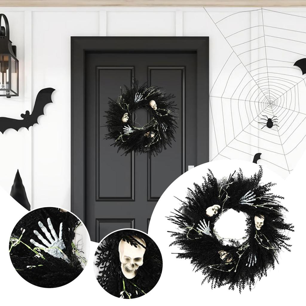 Decoração de Festa Pendurado na Mão Porta Layout do Local Guirlanda de Halloween
