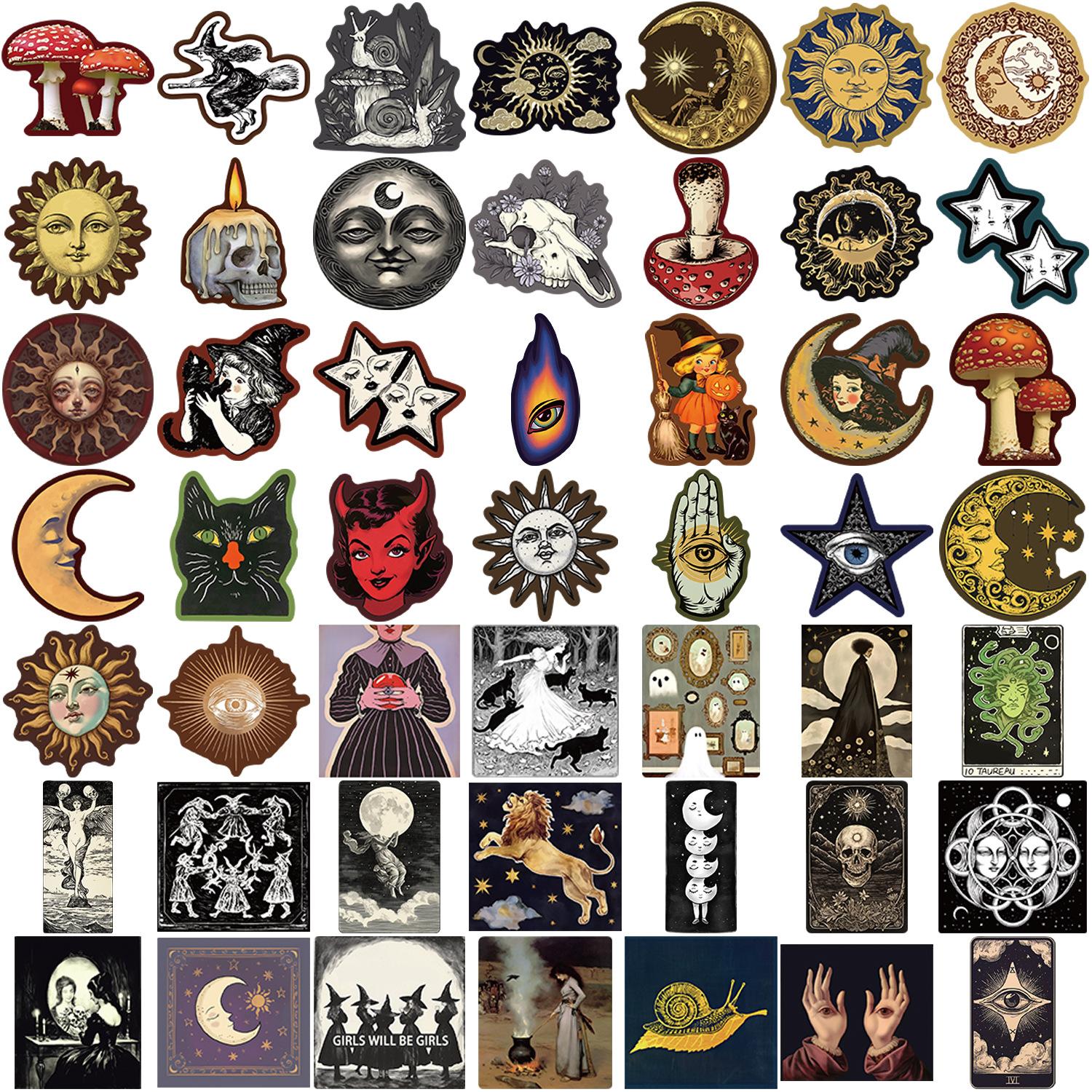 

50 Безграничных Загадочных Небесных Наклеек Украшают Гитарный Блокнот Чемодан DIY Водонепроницаемые Наклейки