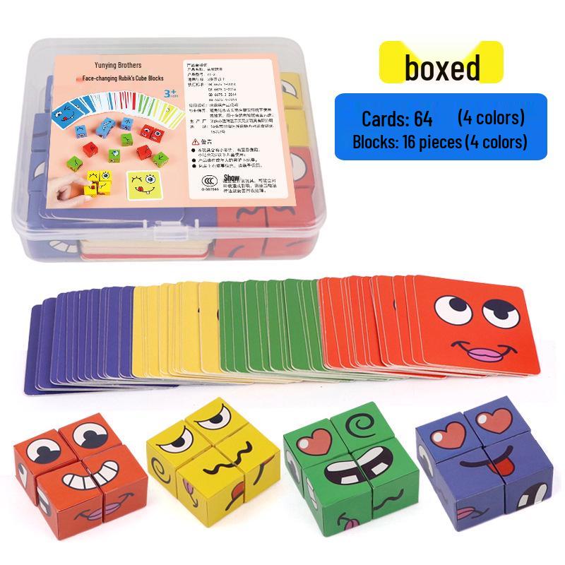 

Многофункциональная игра-головоломка Кубик Рубика с улыбающимся лицом для детей и родителей
