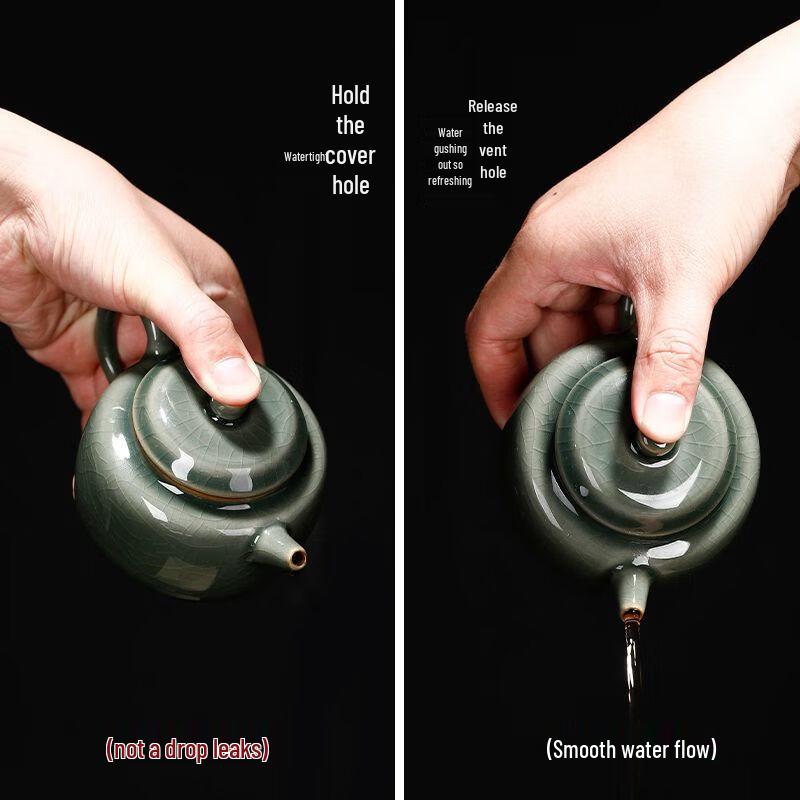 Qiu Qiao Ge Kiln Ceramic Kung Fu Tea Set