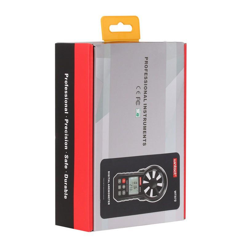 WT87A High-Precision Handheld Anemometer: Digital Wind Speed & Temperature Meter