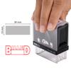 BILLED Self Inking Rubber Stamp Custom Colop Office Stationary P20 Mini Stamper