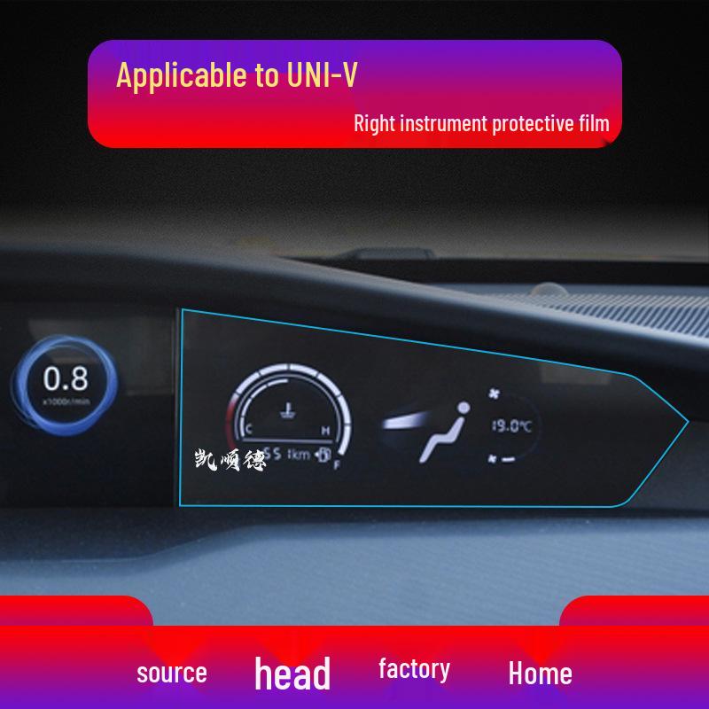 Changan UNIZ/UNIT/UNIV/UNIK Navigation & Console Protective Tempered Film