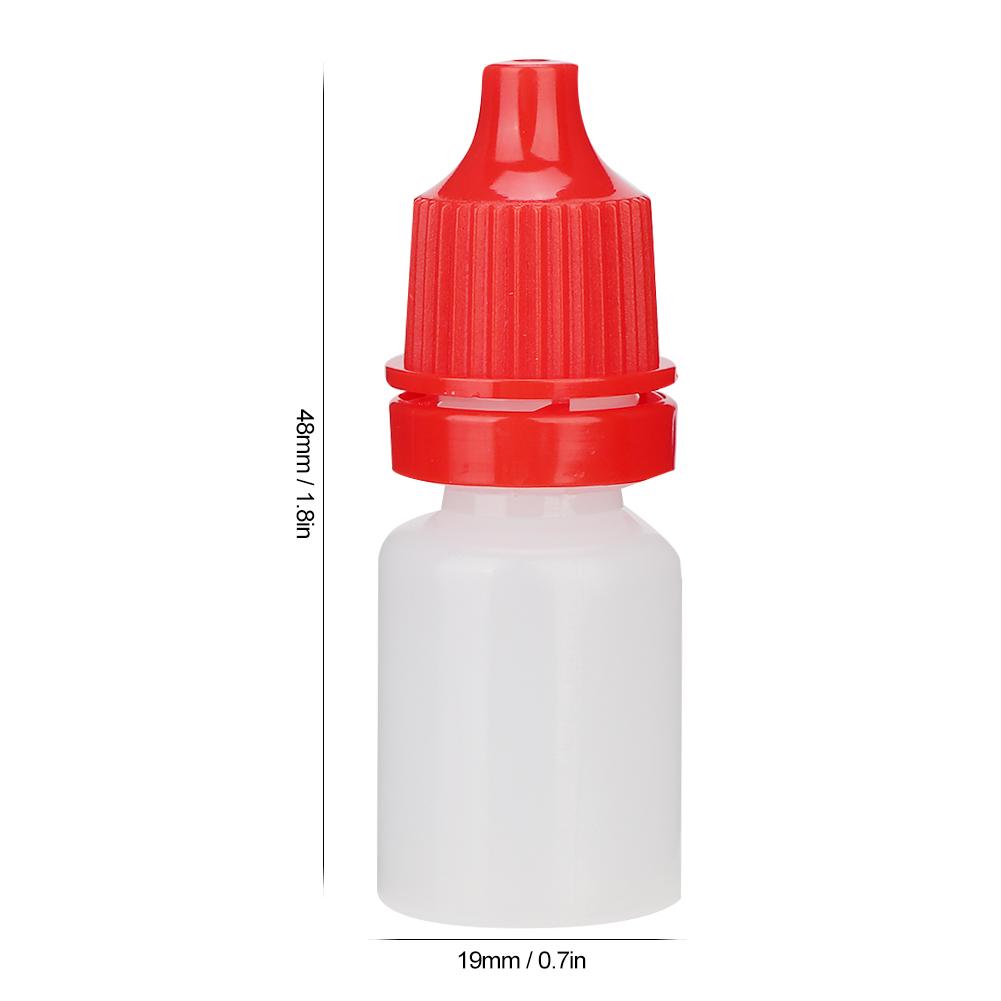 50pcs / Bag 5ml Portable Empty Eye Drops Eye Liquid Dropper Bottle Small Drop Bottle