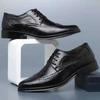 Summer Leather Dress Shoes Men Summer Hollow Out Plus Size Man Business Shoes Wedding Footwear Casual Shoe Male