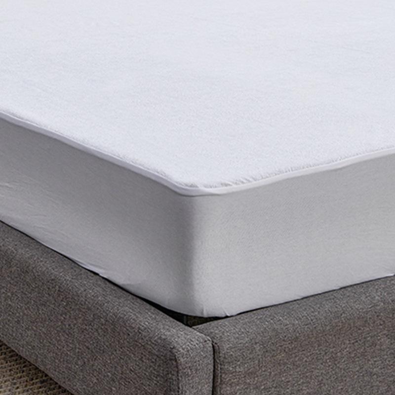 Cotton Terry Cloth Solid Color Waterproof Bed Hat Diaper Dustproof Bedspread Mattress Cover