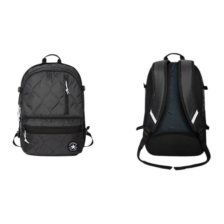 New Converse Fabric Backpack Regular Unisex Pure Black 10022399021