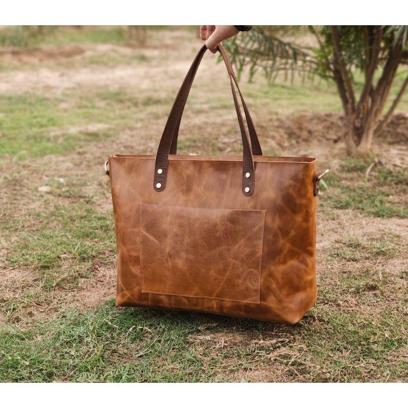 Leather Tote Bag for Women Large Leather Tote Bag Laptop Work Bag Leather Purse Handbag Valentines Day Gift for Her Anniversary Girlfriend