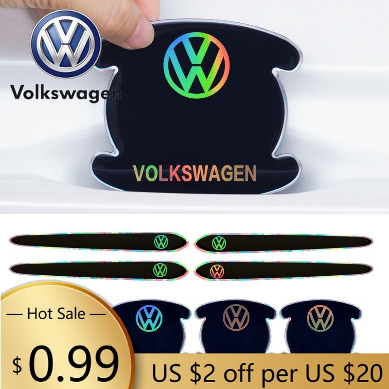 For VW Volkswagen Jetta MK5 Golf TPU Car Door Bowl Handle Protector Stickers Anti-scratch Trim Strip For VW Volkswagen Golf Polo
