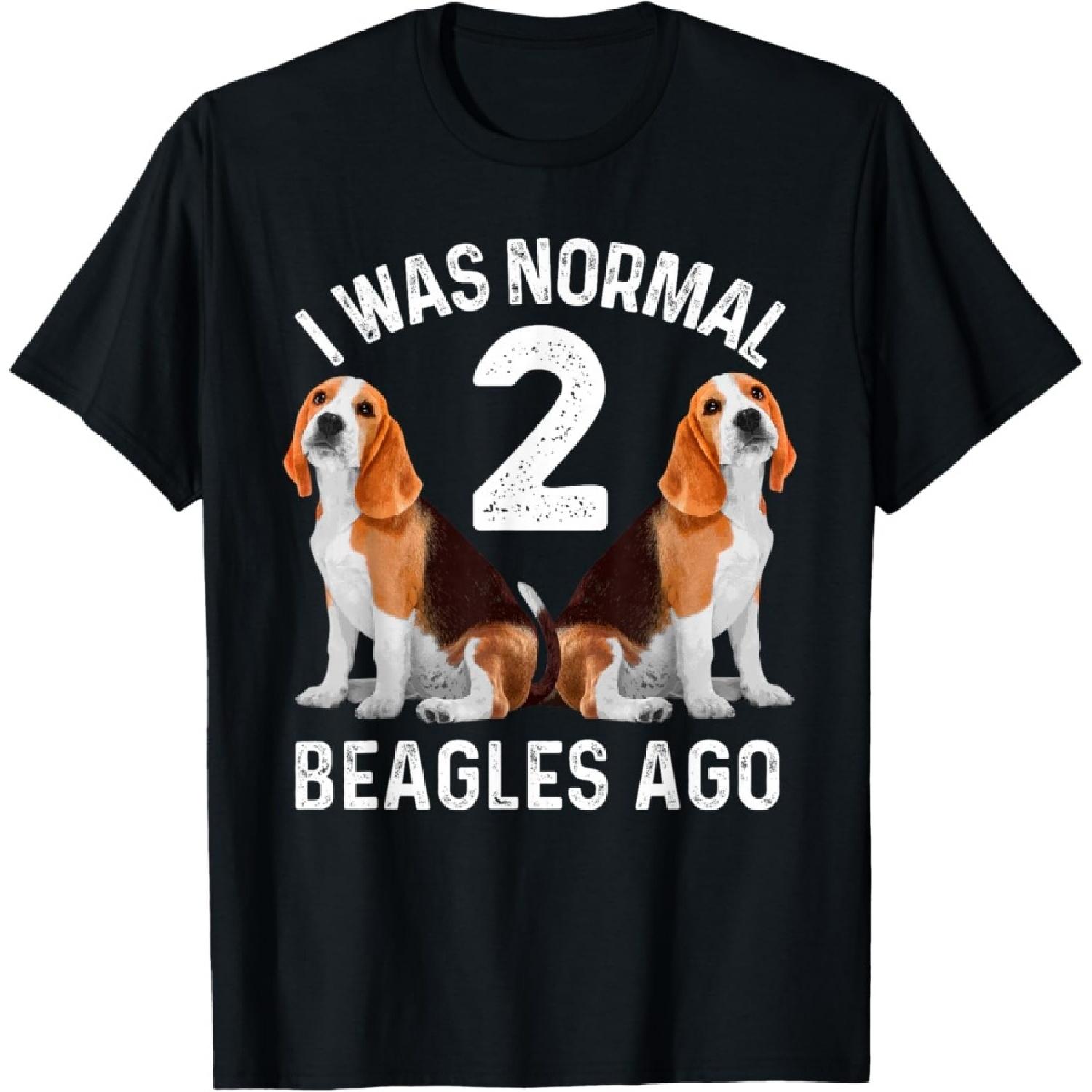 Funny Beagle Dog Art For Men Women Boys Girls Beagle Lovers T-Shirt S