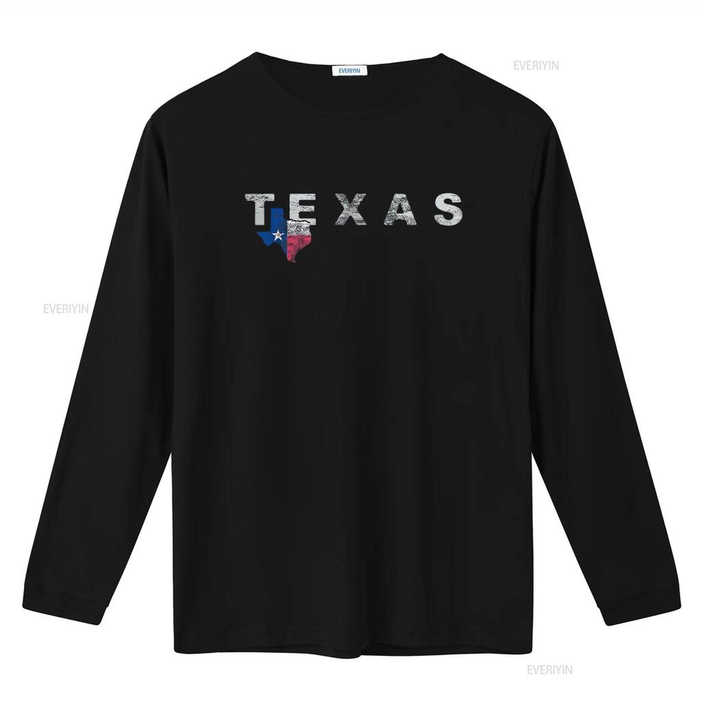Texan s Texas T Shirt For Tx Black Medium vintage Washed Comfortable Versatile designer clothes Top For Everyday Wear Unisex