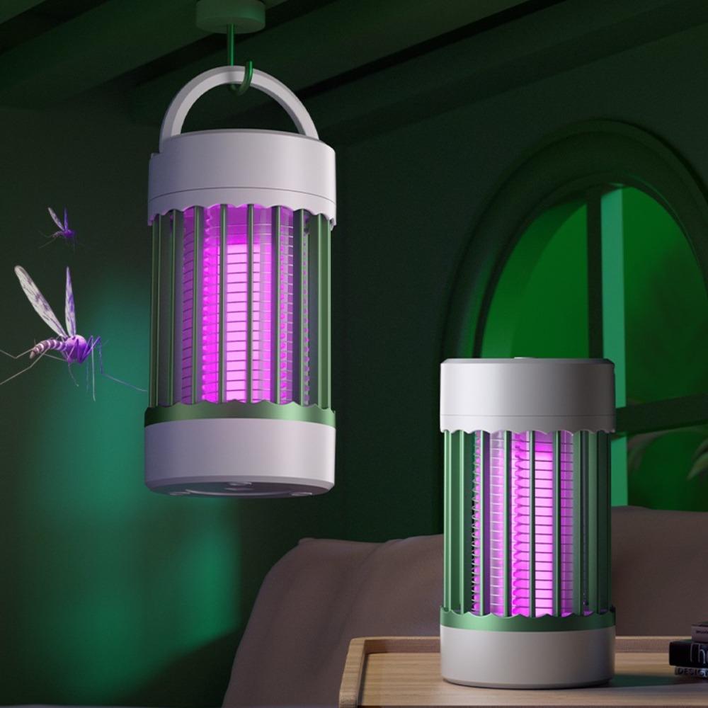 USB Rechargeable Electric Mosquito Killer Lamp, Portable Wall-mounted Bug Zapper for Home Dorm Outdoor