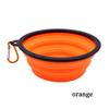 S 350Ml Collapsible Dog Pet Folding Silicone Bowl Outdoor Travel Portable Puppy Food Container Feeder Dish Bowl