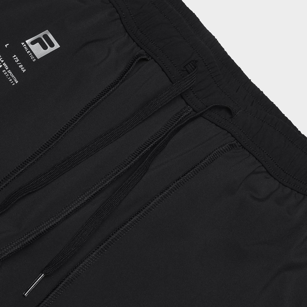 New FILA Fitness Knitted Sweatpants Men's Pitch Black A11M521607B-BK